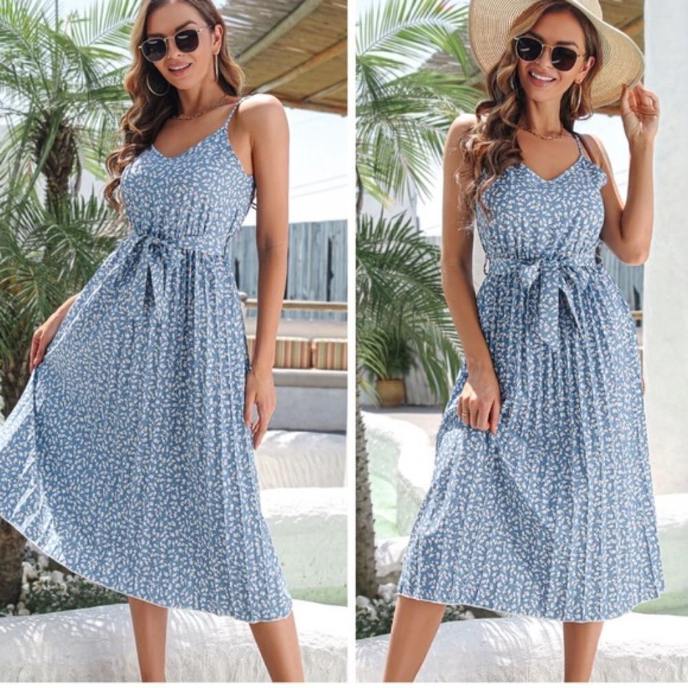 Enchanting Bouquet Women’s Midi Summer Dresses